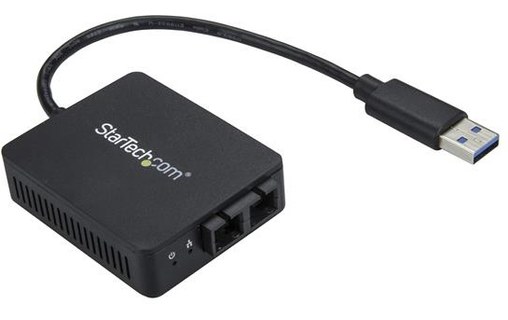 StarTech.com Adaptateur réseau USB 3.0 vers fibre optique SC Gigabit Ethernet ju
