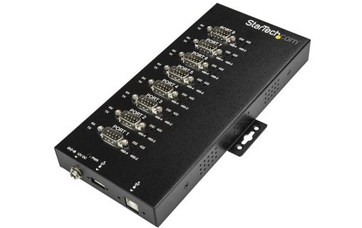 StarTech.com Hub industriel USB vers série RS232 / RS422 / RS485 à 8 ports avec