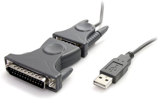 StarTech.com Câble Adaptateur USB vers Port Série DB9 - DB25 avec Adaptateur DB9