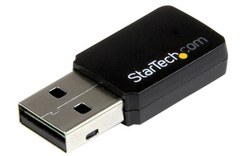 StarTech.com Mini adaptateur USB 2.0 réseau sans fil AC600 double bande - Clé US