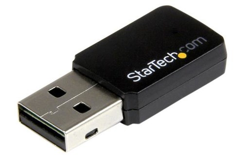 StarTech.com Mini adaptateur USB 2.0 réseau sans fil AC600 double bande - Clé US