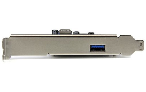 StarTech.com Carte contrôleur PCI Express à 2 ports USB 3.1 (10 Gb/s) - 1 extern