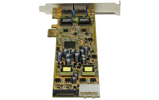 StarTech.com Carte Réseau PCI Express 2 ports Gigabit Ethernet RJ45 10/100/1000M