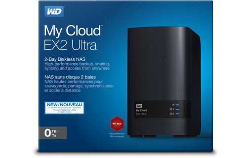 Western Digital My Cloud EX2 Ultra Armada 385 Ethernet/LAN Bureau Noir NAS