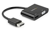 StarTech.com Adaptateur DisplayPort vers HDMI VGA - 4K 60 Hz - DP à HDMI VGA - M