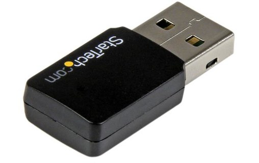 StarTech.com Mini adaptateur USB 2.0 réseau sans fil AC600 double bande - Clé US