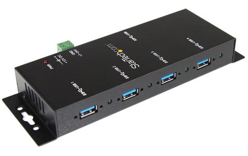 StarTech.com Hub USB 3.0 industriel à 4 ports - Montable