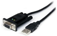 StarTech.com Câble adaptateur DCE USB vers série RS232 DB9 null modem 1 port ave