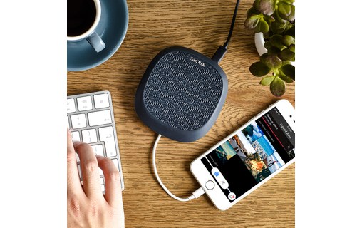 Sandisk iXpand Base Intérieur Noir, Argent