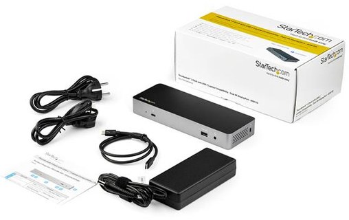 StarTech.com Station d'accueil Thunderbolt 3 compatible ordinateur portable USB-