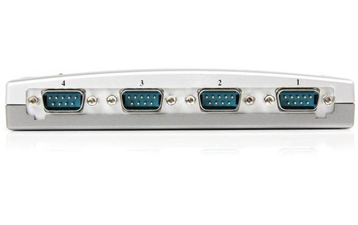 StarTech.com Hub série RS232 à 4 ports - Adaptateur USB vers 4x DB9 RS232 alimen