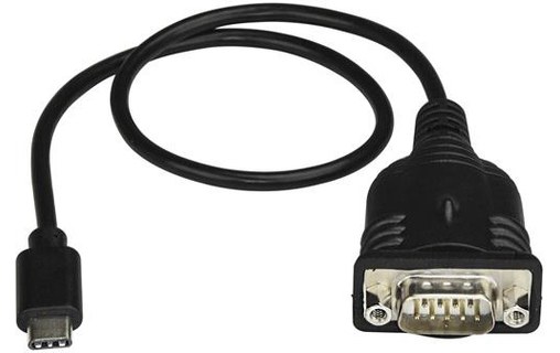 StarTech.com Câble adaptateur USB-C vers série DB9 RS232 avec rétention COM
