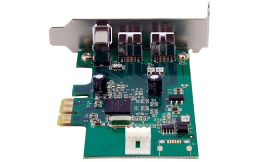 StarTech.com Carte Adaptateur PCI Express vers 3 Ports FireWire - Faible Encombr