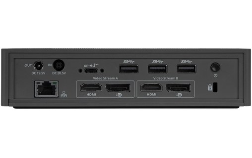 Targus DOCK190EUZ station d'accueil Avec fil Thunderbolt 3 Noir