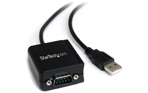 StarTech.com Câble adaptateur FTDI USB vers série RS232 1 port avec isolation op