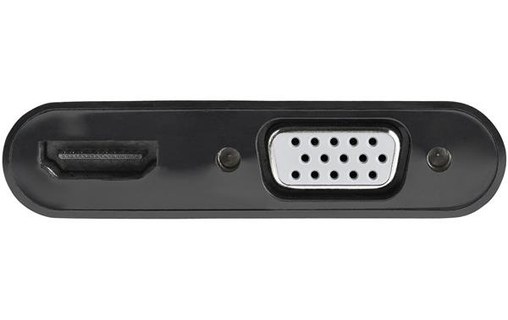 StarTech.com Adaptateur DisplayPort vers HDMI VGA - 4K 60 Hz - DP à HDMI VGA - M