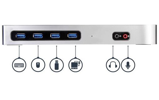 StarTech Station d'accueil DisplayLink USB 3.0 vers DisplayPort, HDMI 4K