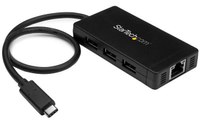 StarTech.com Hub USB-C à 3 ports avec Gigabit Ethernet - USB-C vers 3x USB-A - U