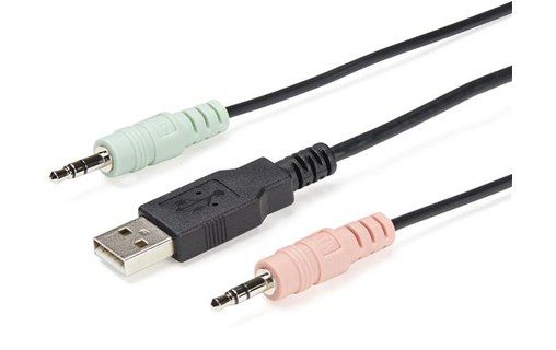 StarTech.com Commutateur KVM à 2 ports USB 4K 60 Hz DisplayPort avec câbles inco