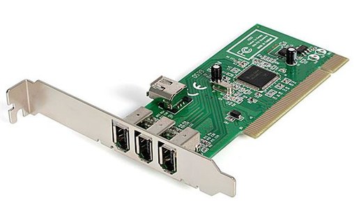 StarTech.com Carte Adaptateur PCI vers 4 Ports FireWire400 1394a 6 Broches