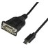 StarTech.com Câble adaptateur USB-C vers série DB9 RS232 avec rétention COM