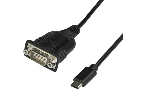 StarTech.com Câble adaptateur USB-C vers série DB9 RS232 avec rétention COM
