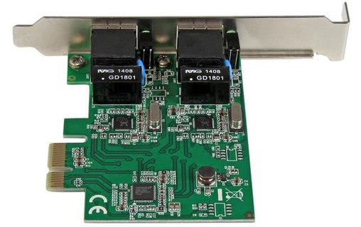 StarTech.com Carte réseau PCI Express à 2 ports Gigabit Ethernet - Adaptateur NI