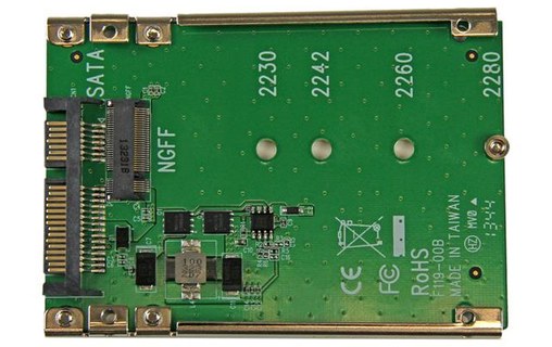StarTech.com Adaptateur M.2 SSD vers SATA 2,5"