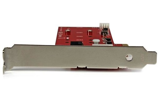 StarTech.com Carte contrôleur PCI Express RAID pour 2 SSD M.2 NGFF plus 2 ports