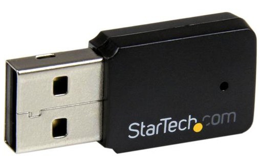 StarTech.com Mini adaptateur USB 2.0 réseau sans fil AC600 double bande - Clé US