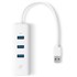TP-LINK UE330 hub & concentrateur USB 3.0 (3.1 Gen 1) Type-A 1000 Mbit/s Blanc