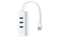 TP-LINK UE330 hub & concentrateur USB 3.0 (3.1 Gen 1) Type-A 1000 Mbit/s Blanc