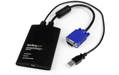 StarTech.com Adaptateur crash cart pour PC portable - Console KVM vers USB 2.0 a