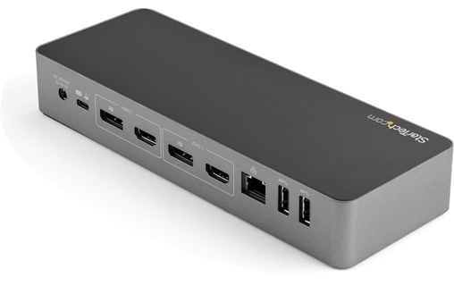 StarTech.com Station d'accueil USB Type-C/A à double affichage avec Power Delive
