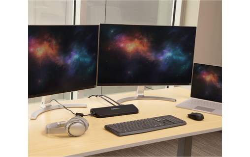 StarTech.com Station d'accueil USB 3.0 double affichage pour PC portable - Répli