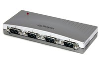StarTech.com Hub série RS232 à 4 ports - Adaptateur USB vers 4x DB9 RS232 alimen