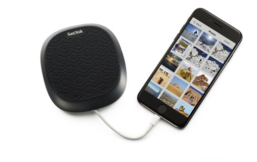 Sandisk iXpand Base Intérieur Noir, Argent