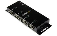 StarTech.com Hub adaptateur USB vers série DB9 RS232 4 ports – Montage sur rail