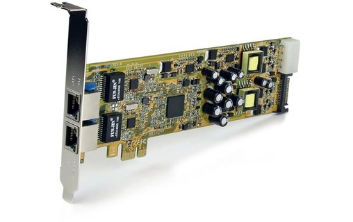 StarTech.com Carte Réseau PCI Express 2 ports Gigabit Ethernet RJ45 10/100/1000M