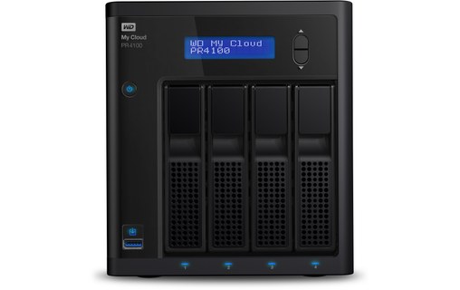 Western Digital My Cloud PR4100 N3710 Ethernet/LAN Bureau Noir NAS
