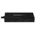 StarTech.com Hub USB 3.0 portable à 3 ports avec câble intégré plus Gigabit Ethe