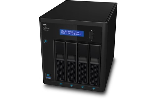 Western Digital My Cloud PR4100 N3710 Ethernet/LAN Bureau Noir NAS