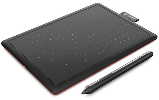 Wacom One by Medium tablette graphique 2540 lpi 216 x 135 mm USB Noir