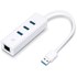 TP-LINK UE330 hub & concentrateur USB 3.0 (3.1 Gen 1) Type-A 1000 Mbit/s Blanc