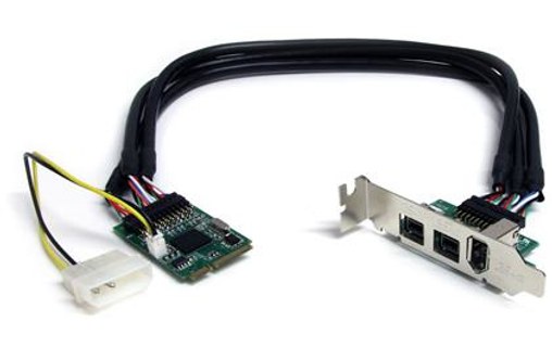 StarTech.com Carte FireWire Mini PCI Express 1394 2b 1a 3 ports