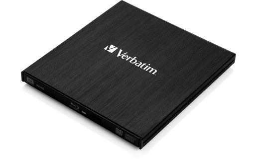 Verbatim External Slimline lecteur de disques optiques Noir Blu-Ray RW