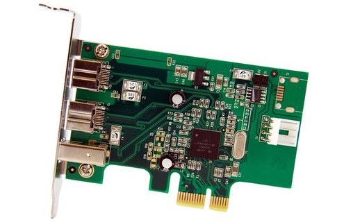 StarTech.com Carte Adaptateur PCI Express vers 3 Ports FireWire - Faible Encombr
