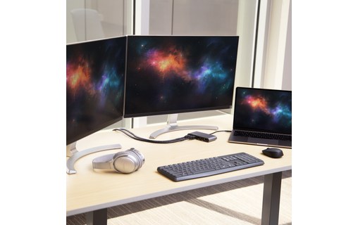 StarTech.com Station d'accueil pour ordinateur portable Thunderbolt 3 double HDM