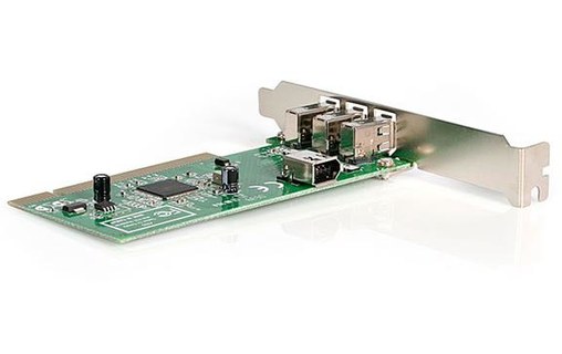 StarTech.com Carte Adaptateur PCI vers 4 Ports FireWire400 1394a 6 Broches