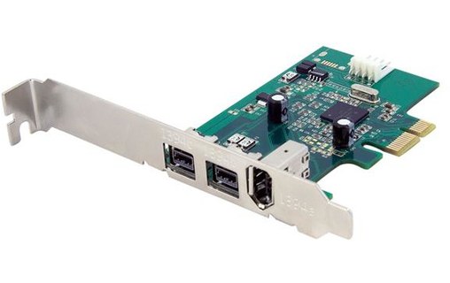 StarTech.com Carte Adaptateur PCI Express vers 3 Ports FireWire - 800 et 400 - 1